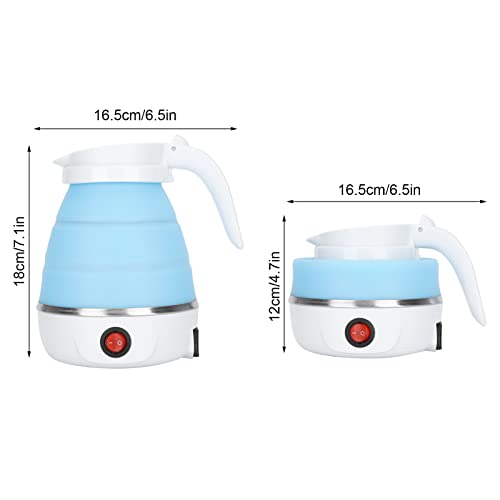 Hervidor eléctrico plegable portátil Omabeta 0.6 L azul miniatura 3