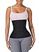 Shapebird Tummy Wrap Waist Trainer, Sauna compression Trimmer belt for abdominal support, Waist Cincher Belt for Women -One Size Fit All Black'