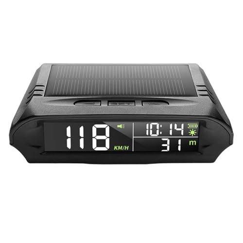 X98 ヘッドアップディスプレイ GPS 車ワイヤレスソーラー充電デジタルスピードメーター速度アラーム疲労運転リマインダーデジタルメーター