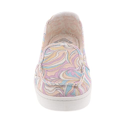 Roxy Women's Minnow Plus Slip On Shoe Sneaker, Multi 2, 7.5 #TOP4