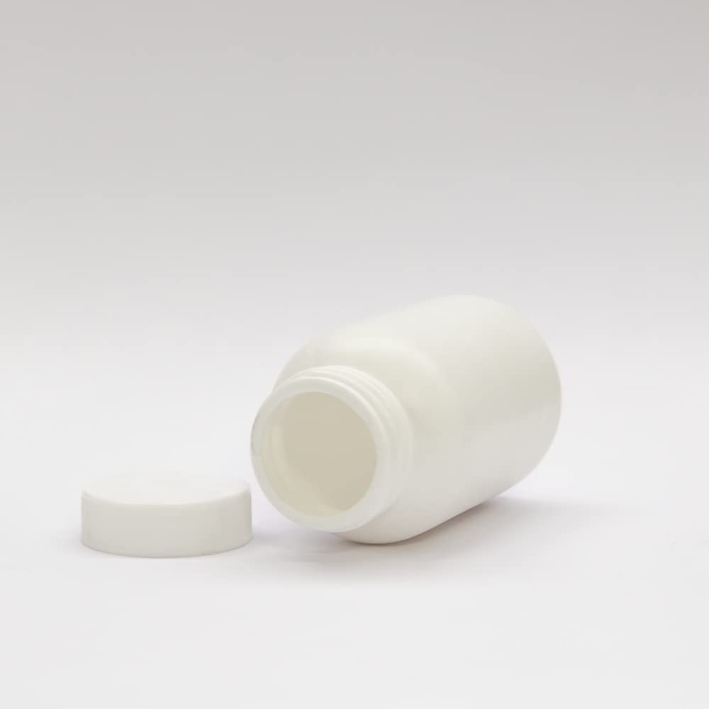 Patco - 120ml White HDPE Empty Bottle For Capsules & Tablets - For Ayurvedic Powder Storage Bottle/Air Tight (Pack of 50) 1