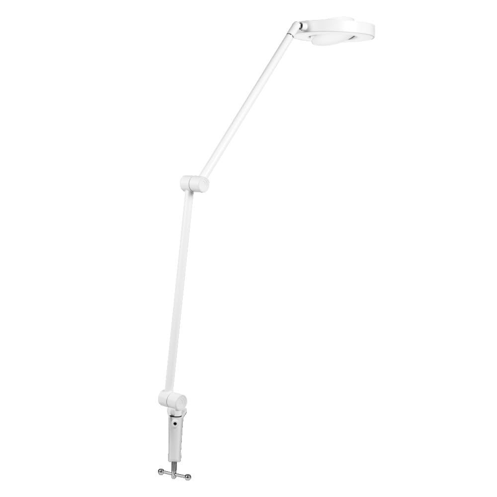 LEDVANCE SunHome Panan Desk Disc lampada da scrIvania, bianca, 15W, 1200lm, luce bianca regolabile (da 2200K a 5000K), dimmerabile, adatta automaticamente la luce al bioritmo, IP20