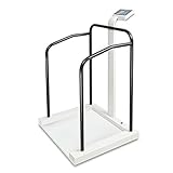 KERN Optics Stehhilfewaage für Ein Sicheres Gefühl beim Wiegen, Schwarz/Weiß, 300 kg Wägebereich, 100 g Ablesbarkeit