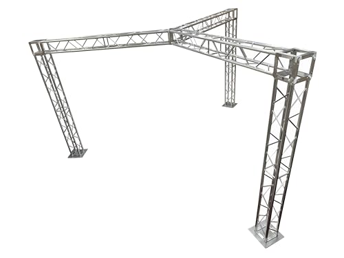 Trade Show Booth Triangle Shape 9 ft H X 12.5ft L X 12.5ft W Box Truss Aluminum