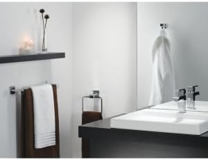 Matte Black 30" Modern Wall Mounted Towel Bar