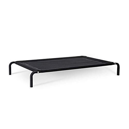 Dibea db00362, textileno Camilla de Cama para Perros Perros (plástico), (L) 114 x 76 x 15 cm, Color Negro