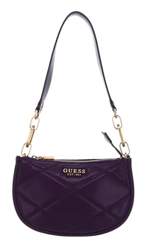 Sac à épaule GUESS Cilian de luxe discret avec finitions Amethyst pourpre