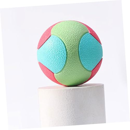 BAZEITFLOW 4個犬用ラバー磨牙ボール おもちゃ 子犬用 大型犬用 インタラクティブペットトレーニング 口腔ケア ストレス解消 運動不足解消