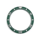 yaoqijie 33mm 39mmセラミックベゼルインサートWatchDial Diver Prospex腕時計部品腕時計リングSKx SPR SRPE 5スポーツセンス lasting (Color : Greenwhite 39.3mm)