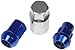 Dorman 713-375D Blue Acorn Wheel Nut Lock Set Compatible with Select Models, 20 Pack