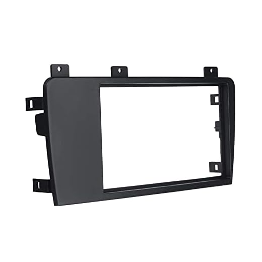 Bilinteriör Trim Fascia Dubbel din bilradio Fascia Frame Fit för 2004 2005 2006 2007 VOLVO XC70 V70 S60 Installation Trim Dashboard Panel Kit