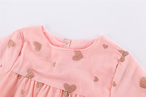 Mud Kingdom Little Girls Dress Midi Length Ruffle Cute Printing Summer3