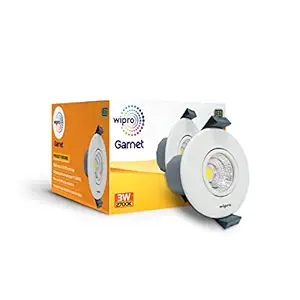 wipro Garnet 3w Mini Spotlight Warmwhite (Pack of 1)