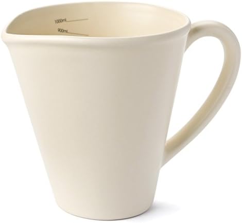 BlissHome Nigella Lawson's Living Kitchen 1-Litre Measuring Jug, Cream