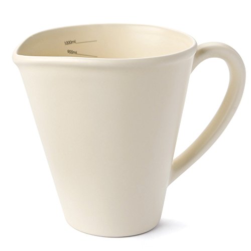 BlissHome Nigella Lawson's Living Kitchen 1-Litre Measuring Jug, Cream