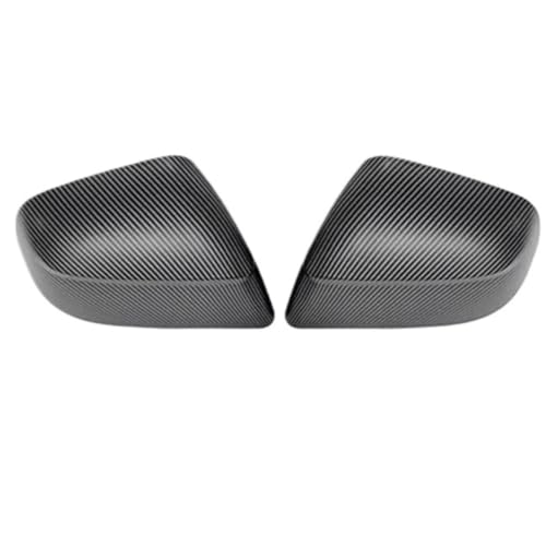 Tesla Model Y Juniper 2025 対応 サイドリアビューミラー保護カバー カーボンファイバー風 ABSミラー 装飾カーアクセサリー(Bright Carbon)