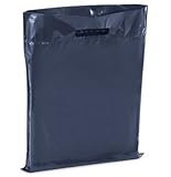 NEW - Extra Thick 1.5mil - 50 Glossy Merchandise Bags, Retail Shopping Bags, 12' X 15' with Die Cut...