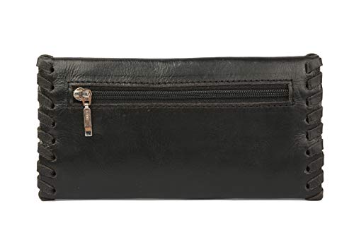 Pochette en cuir véritable Daniel Bacci sac à main de créateur minimaliste - 2