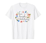 Live Laugh Lobotomy Shirt Love Life Flowers T-Shirt