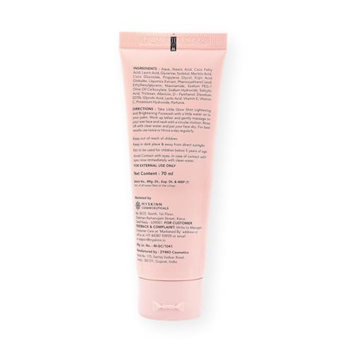 Image of Glow Shot Face Wash, Controls Acne & Breakouts, 70ml