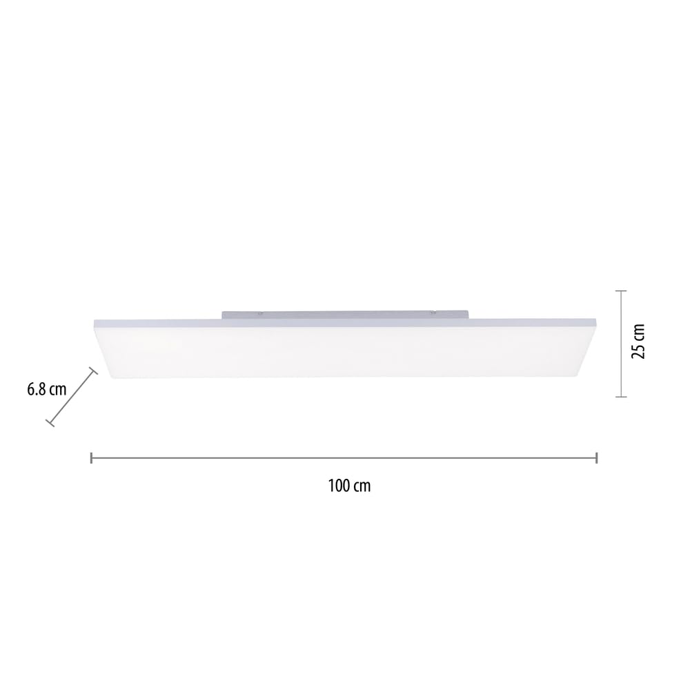 Paul Neuhaus LED Deckenleuchte 100x25cm, dimmbar Fernbedienung CCT | dimmbar, Fernbedienung, CCT, Lichttemperaturwechsel