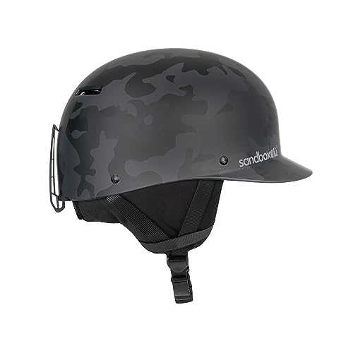Sandbox Unisex Classic 2.0 Snow Ski and Snowboard Helmet - Black Camo | Large
