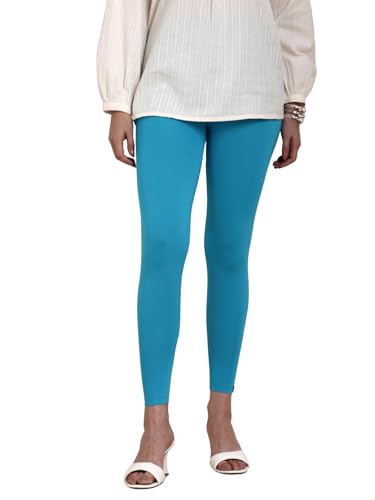 Image of TWIN BIRDS Women Viscose Ankle Leggings | Stretchable Kurti Wear Bottom