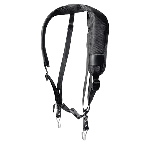 Sekoso Djembe Shoulder Strap - Adjustable Percussion Harness - Hand Drum Belt with Non-Slip Design - Versatile for Multiple Instruments, Black