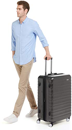 Image of AmazonBasics Premium Hardside Spinner Luggage Suitcase with Built-In TSA Lock - 28-Inch, Black