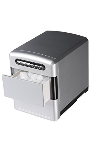 Trebs Eiswürfelmaschine mit herausnehmbarer Eiswürfelschublade inkl. Messbecher und Eiswürfelschaufel (2,0 l Wassertank… – Bild 3