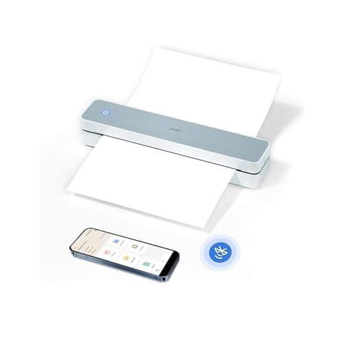 PRT Inkless Portable Printer, Wireless Thermal Printer for Travel Support 8.5"x11" US Letter & A4 B5, MT610 Small Bluetooth Mobile Printers with iOS Android Laptop for Home Car Office School