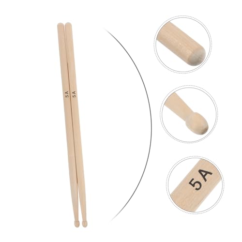 Baquetas de arce clásicas para batería, instrumento de percusión profesional, adecuadas para principiantes y uso diario miniatura 5