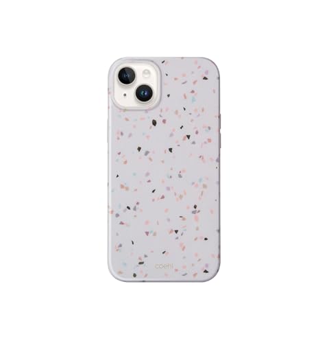 Coehl Terrazzo Coque de Protection de téléphone compatible avec iPhone 14 Plus (grès) Multicolore