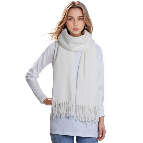 Winter Scarf Cashmere Scarf for Women, Pashmina Shawls Wraps for Evening Dresses Long Large Warm Soft Scarves