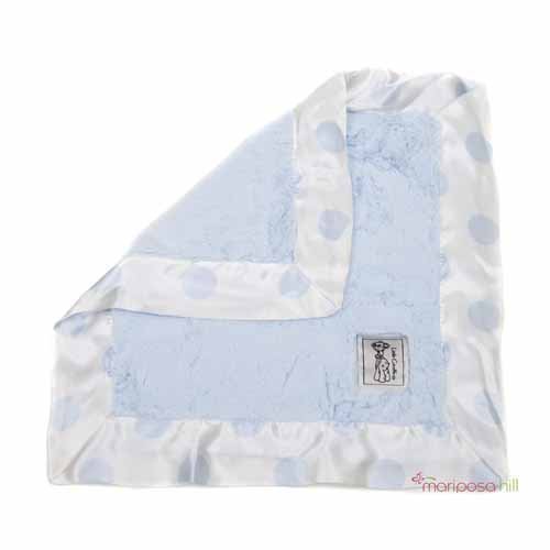Little Giraffe New Dot Luxe Blanky Blue By Little Giraffe Amazon.in
