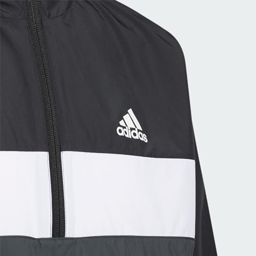 adidas Unisex Child Woven Anorak Kids, Black, 7-8 Years4