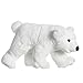 Apricot Lamb Perfetto peluche morbido peluche orso polare peluche per bambino （orso polare, 25 cm)