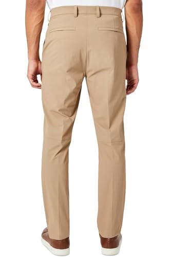 Calvin Klein Mens Slim Fit Tech Dress Pants Tan 38/322