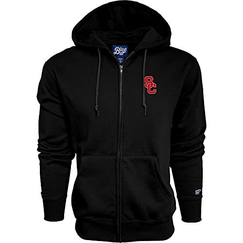 Blue 84 Mens USC Trojans Full Zip Hoodie Icon Team Color X-Large