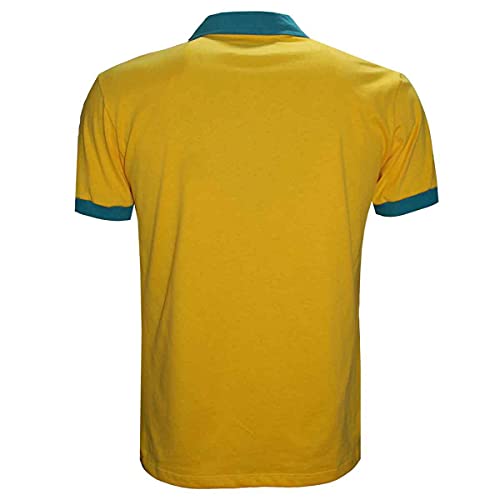 Camisa Brasil Liga Retrô Corda Amarela G 6 Camisa Brasil Liga Retrô Corda Amarela G - Imagem 6