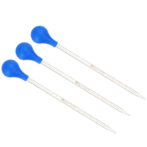 Kit Compte-Larmes en Verre 2ml avec Tétine Souple pour Transfert de Fluide