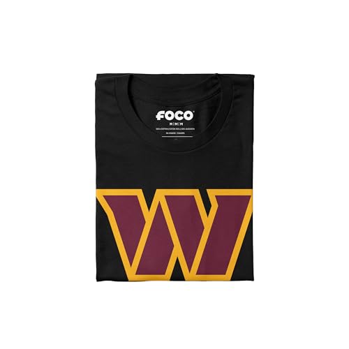 Image of FOCO Men's NFL Team Primary Logo Black Short Sleeve T-Shirt