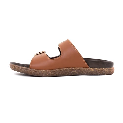 Image of Khadim's 1147933 Lightweight Durable Extra Soft Trendy Premium Stylish Casual Slip-On Sandals | Floaters For Men
