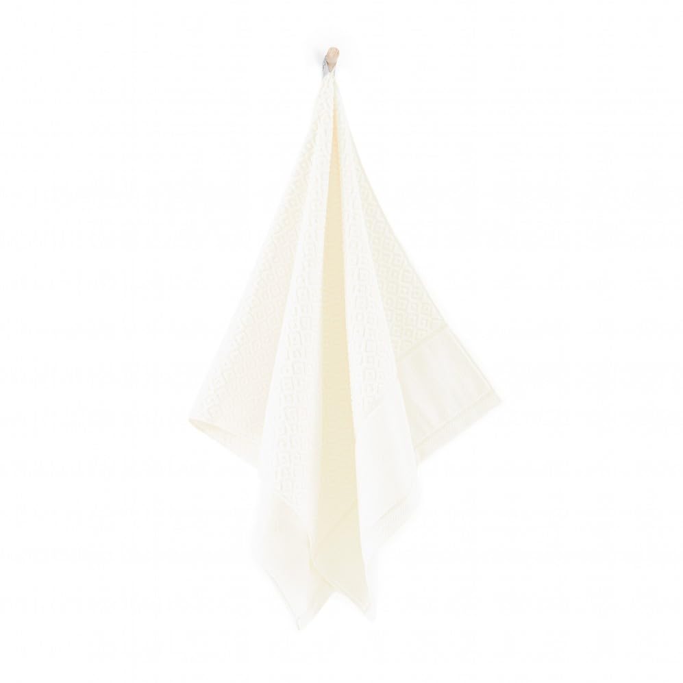 Zwoltex - Juego de Toallas de baño Grande 6 Piezas 30 x 50, 50 x 90, 70 x 140cm Ecru Makao - Toalla de Ducha de algodón Egipcio, Toallas de Ducha, Bath Towel