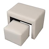 Set moderno di poggiapiedi a incastro: aggiungi un tocco di eleganza moderna al tuo soggiorno, camera da letto, appartamento o ufficio.Questo versatile set di poggiapiedi impilabili unisce perfettamente il design classico alla praticità, perfetto per qualsiasi spazio, grande o piccolo.