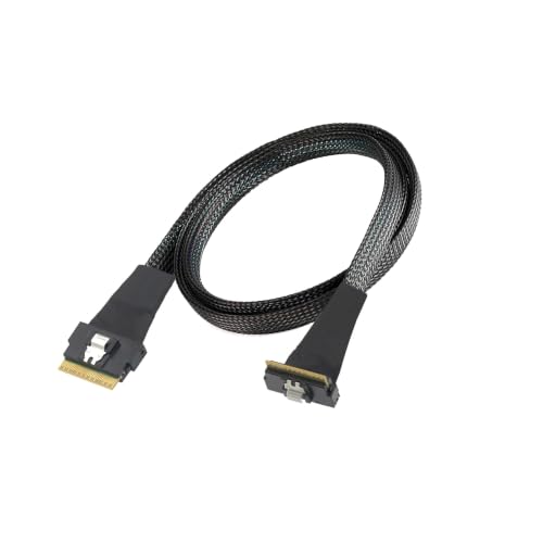 Cable SlimSAS SFF-8654 8i soluciona enrutamiento difícil en plano posterior de servidor de datos
