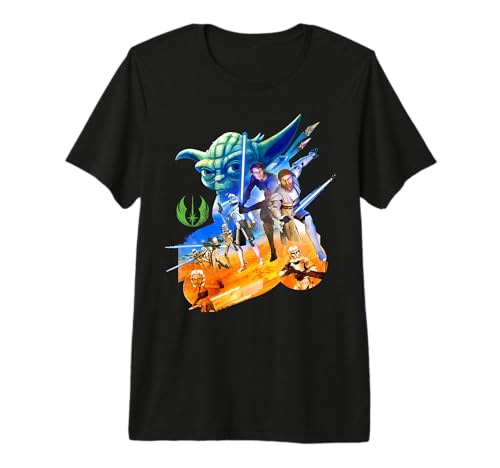 T-shirt Star Wars Clone Warriors premium pour fan de la saga