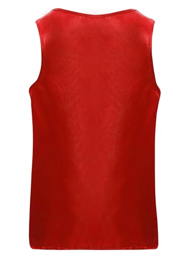 YiZYiF Kids Unisex Boxer Training Suit Mma Kickboxing Uniform Sequin Applique Vest And Boxing Shorts Set4