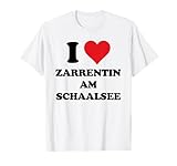 Einzigartiges Zarrentin am Schaalsee Herz Design Tolles Urlaubsshirt und Mitbringsel für Erwachsene und Jugendliche Deutschland Städte Dörfer Gemeinden Tourismus-Merch T-Shirts und mehr