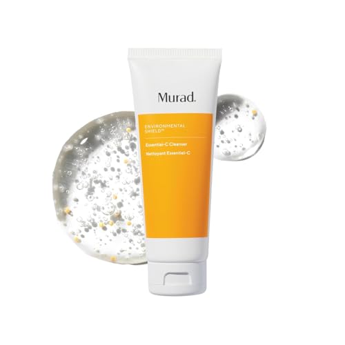 Murad Essential-C Cleanser - Energizing Antioxidant Citrus Face Wash with Vitamin C Technology - Brightening Foaming Gel Washes Away Pollution and Impurities & Conditions and Nourishes Skin